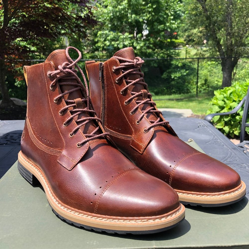 Timberland West Haven Side Zip Boots in Brown Size - Picture 1 of 13